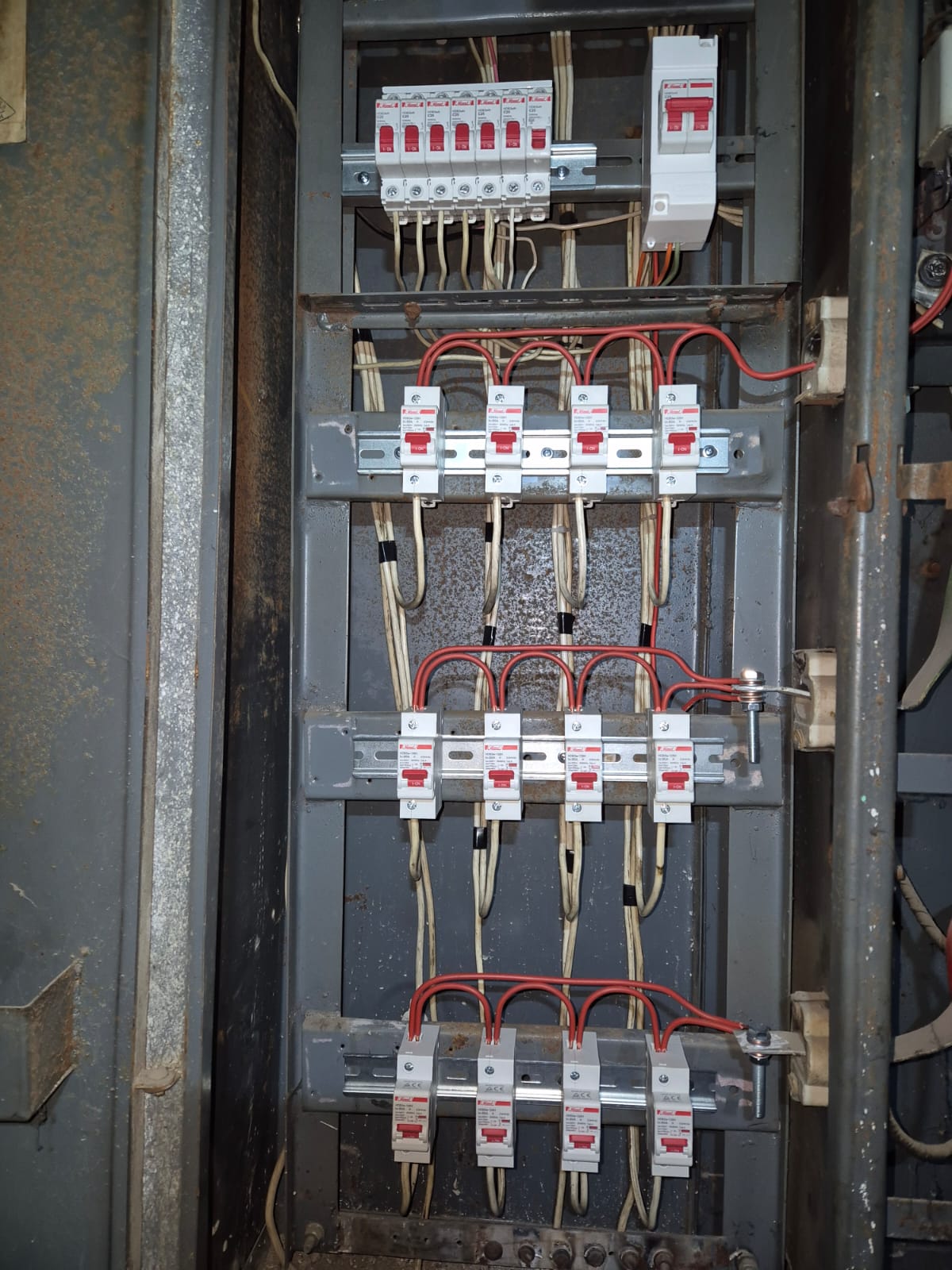 Щит после модернизации