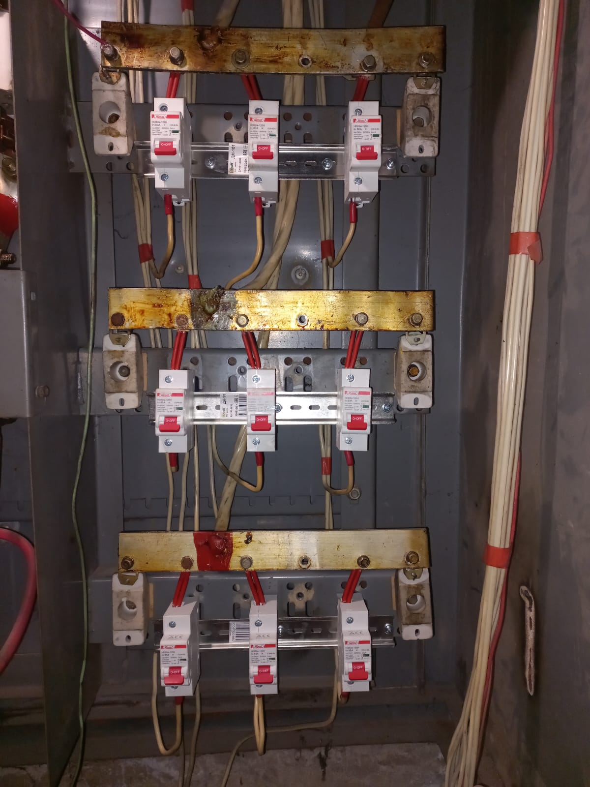 Щит после ремонта